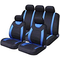 Sakura SS5292 Juego completo de fundas para asientos de coche- Azul